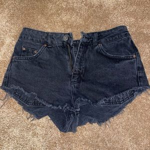 Topshop Black Shorts